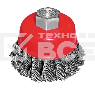 Кордщетка FIT 39466чашка 65мм витая гайка м14