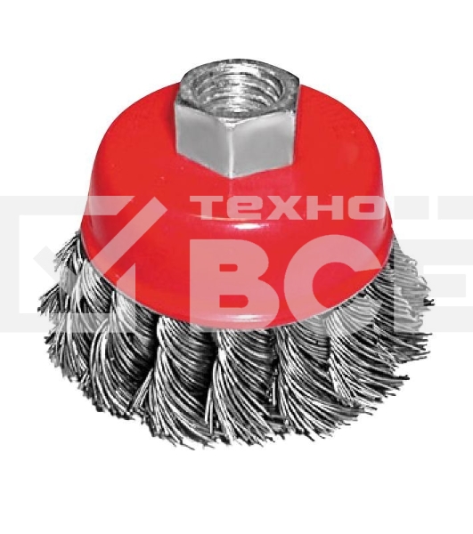 Кордщетка FIT 39466чашка 65мм витая гайка м14