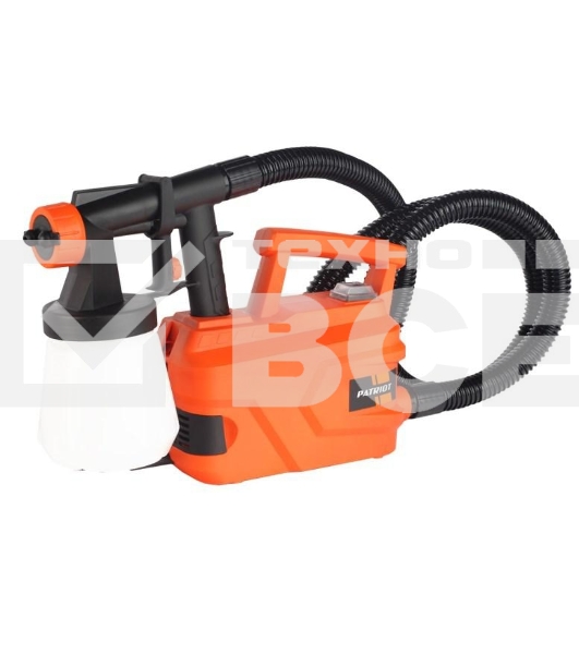 Краскопульт PATRIOT SG 550 HVLP550 Вт., 50 DIN/сек, Расход 850 мл/мин. Резервуар: 700 мл.