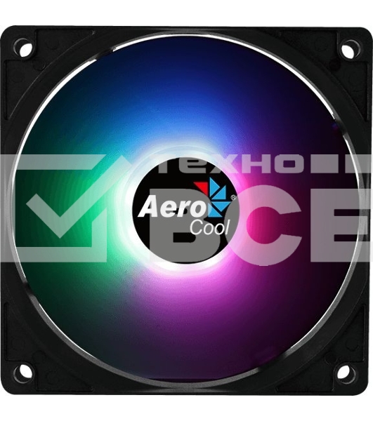 Вентилятор для корпуса Aerocool / Formula Frost 12 PWM FRGB черный, 120 мм, 1500 об/мин, 27.5 дБ, 4 pin