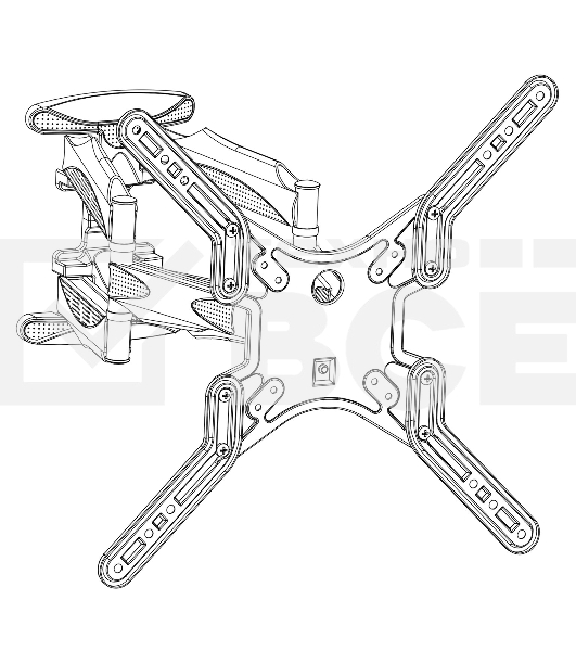 Кронштейн ONKRON M5 для телевизора 37