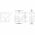 Выключатель (стеклоподъемника) клавишный 12V 20А (5с) (ON)-OFF-(ON) черный Rexant, фото2