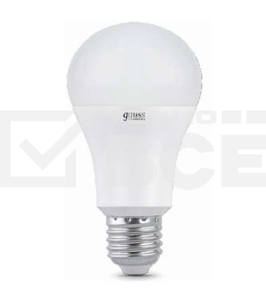 Светодиодная лампа Gauss LED Elementary 23225A60 15W E27 4100K 1/10/40 груша