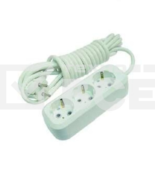 Удлинитель 3 гн 5 м с\з MAKEL MGP134