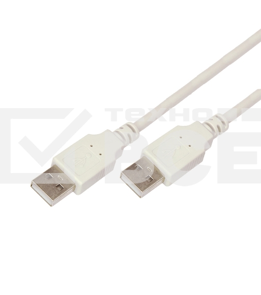 Кабель Rexant  USB A - USB A 3 метра, серый 18-1146