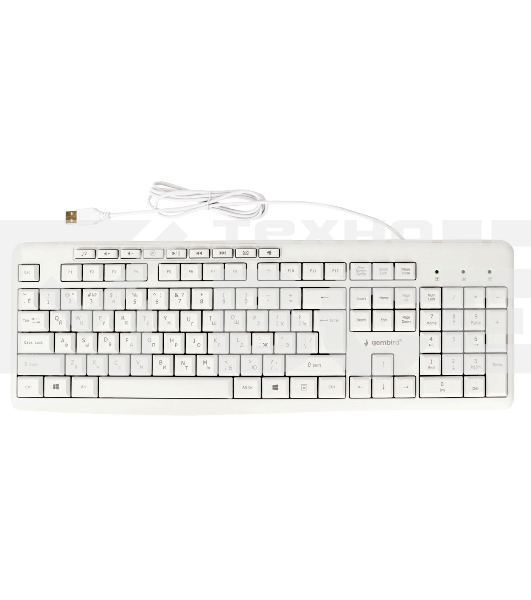 Клавиатура Gembird KB-8430M проводная, USB, белый