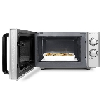 Микроволновая печь CASO MG 20 Ecostyle Ceramic серебристый/черный, 20 л, 700 Вт, переключатели - поворотный механизм, фото8