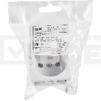 Розетка Iek (CKK-40D-RSZB2-K01-K) РКС-20-30-П-К Розетка с з/к 2к (на 2 модуля) ПРАЙМЕР белая, фото5