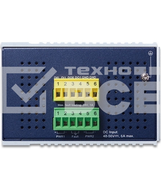 Коммутатор PLANET IP30 Industrial L2+/L4 8-Port 1000T 802.3at PoE+ 2-port 100/1000X SFP + 2-port 10G SFP+ Full Managed Switch