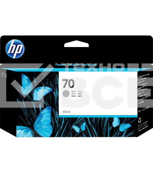 Картридж струйный HP №70 C9450A серый для HP DJ Z2100/Z3100 (130мл)