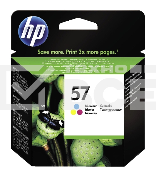 Картридж струйный HP №57 C6657AE многоцветный для HP DJ5550/450/PS 100/130/230/7150/7350/7550 (500стр.)