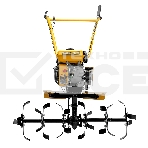 Мотоблок DPT-270SB, 7 л.с., ремен.сцеп, фрез 3х4, ШОМ, без колес, передачи 2В/1Н  Denzel, фото24