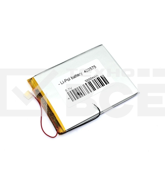 Аккумулятор Li-Pol (батарея) 4*95*75мм 2pin 3.7V/3200mAh