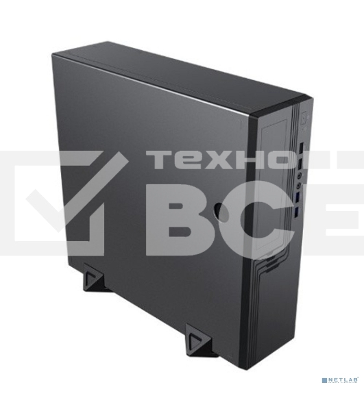 Компьютерный корпус EL555BK PM-300TFX 80+Bronze U3.0*2+U2*2+2*combo Audio; fan 9cm; intrusion switch POWERMAN Slim Case [6143524]