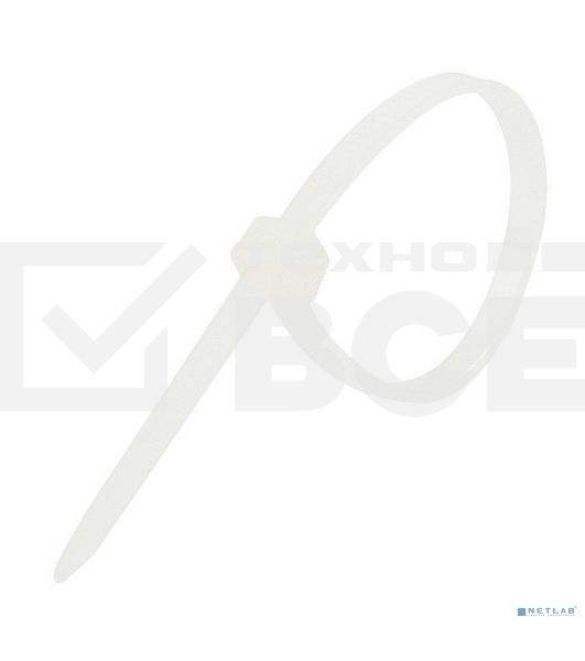 Стяжкa нейлоновая Rexant (07-0250-5) 5.0 х 250 мм 100 шт белый