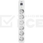 Сетевой фильтр Powercom SP-06W 3,0 м 3.0 м, 6 розеток, белый/серый, коробка, фото4