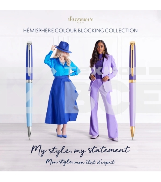 Ручка шариковая Waterman Hemisphere Colour Blocking (2179927) Blue CT M син. черн. подар.кор.