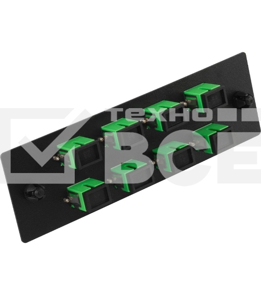 Адаптерная панель для кроссов LAN-FOBM с 8 симплексными адаптерами SC/OS2