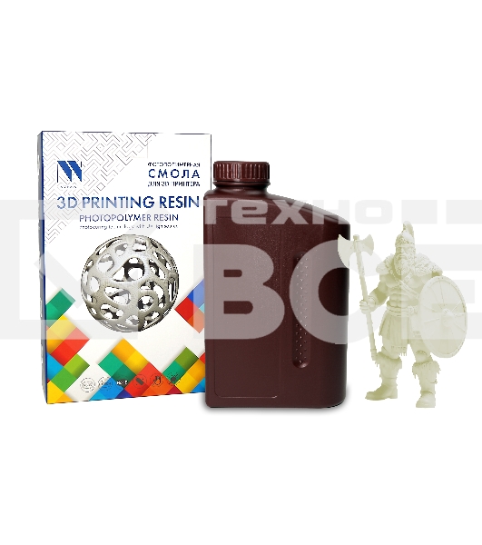Фотополимерная водовымываемая смола NVPRINT Water Washable Resin Clear  1 кг