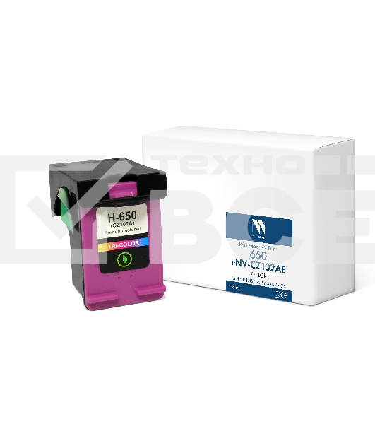 Струйный картридж NVPrint 650 (NV-CZ102AE) Color для HP DJ 1015/2515/3515/4515 (18 мл) совместимый