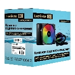 Комплект жидкостного охлаждения ExeGate BlackWater-120V3.PWM.RGb (RGb подсветка, LGA2066/2011/1366/1150/1151/1155/1156/1200/1700/1851/AM4/AM5/FM1/FM2/FM2+/AM2/AM2+/AM3/AM3+, TDP 150W, Fan 120мм 4pin PWM 600-1800RPM Hydro bearing, помпа 3pin 2700RPM, макс. шум 37db, с термопастой, на винтах, черный, Color Box), фото21