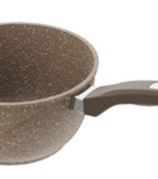 Ковш Мечта Гранит brown 1,7 л, 82806, несъемная ручка, стеклянная крышка