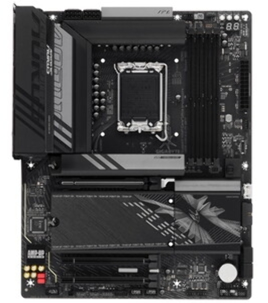 Материнская плата Gigabyte Z890 AORUS ELITE, LGA 1851, Intel Z890, 4xDDR5, 4xSATA, 4xM.2, 1xPCI-E 5.0 x16, 2xPCI-E 4.0 x4, 1xDP, 1xUSB-C (видео), 1x 2.5Gb LAN, 4xUSB-A 2.0, 3xUSB-A 3.2 Gen 1, 2xUSB-A 3.2 Gen 2, 1xThunderbolt 4, 2x3.5 мм, TOSLINK (S/PDIF), 7.1, ATX