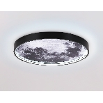 Настенно-потолочный светодиодный светильник Ambrella light FW11111 BK черный 18W LED 3000-6400K D300*38, фото6