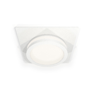 Комплект встраиваемого светильника Ambrella light XC6520060 SWH/FR белый песок/белый матовый MR16 GU5.3 (C6520, N6220)