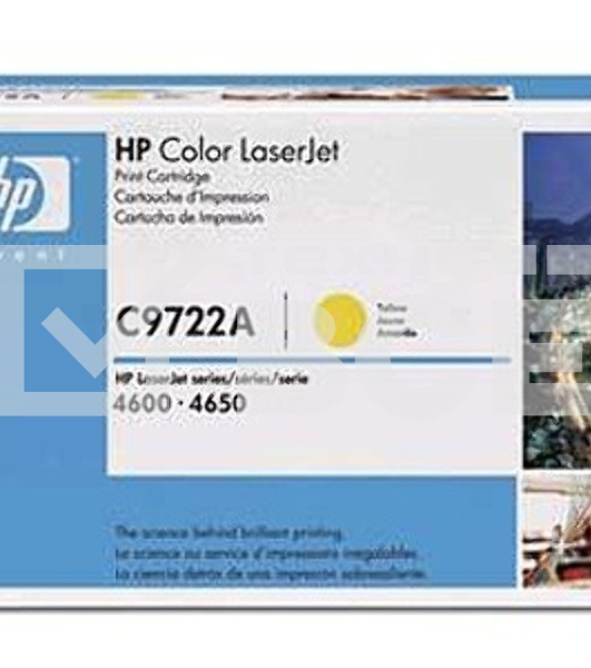 Картридж лазерный HP C9722A желтый для Color LJ 4600 Series 8000 стр.