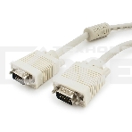 Кабель Gembird/Cablexpert CC-PPVGA-10, Кабель VGA Premium  15M/15M, 3.0м, белый, тройной экран, феррит.кольца , фото3