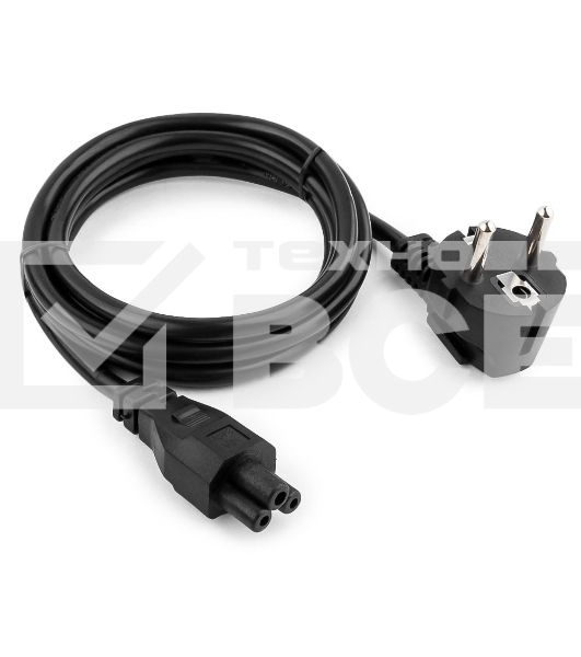 Кабель Кабель питания для ноутбуков Gembird/Cablexpert, 3м, Schuko- C5, 10А (PC-186-ML12-3M)