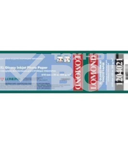 Бумага LOMOND XL Glossy Paper, ролик 610мм х50 мм, 200 г/м2, 30 метров.