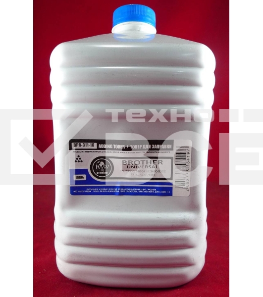 Тонер Brother Universal (TN-3330/3380/3430/3480/6300/6600/7300/7600)(кан. 1кг) B&W Premium (Tomoegawa) фас. Россия