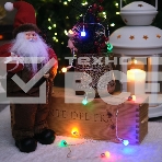 Гирлянда светодиодная «Мини-лампочки» 1.5 м, 10 LED, прозрачный ПВХ, цвет свечения мультиколор, 2 х АА (батарейки не в комплекте) NEON-NIGHT, фото3