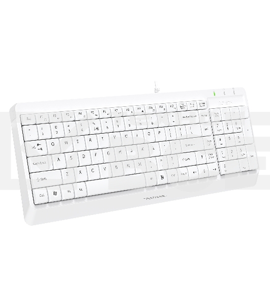 Клавиатура + мышь A4Tech Fstyler F1512 клав:белый мышь:белый USB
