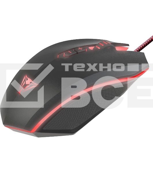 Мышь проводная Patriot Viper V530 черный, 4000 dpi, USB, кнопки - 7