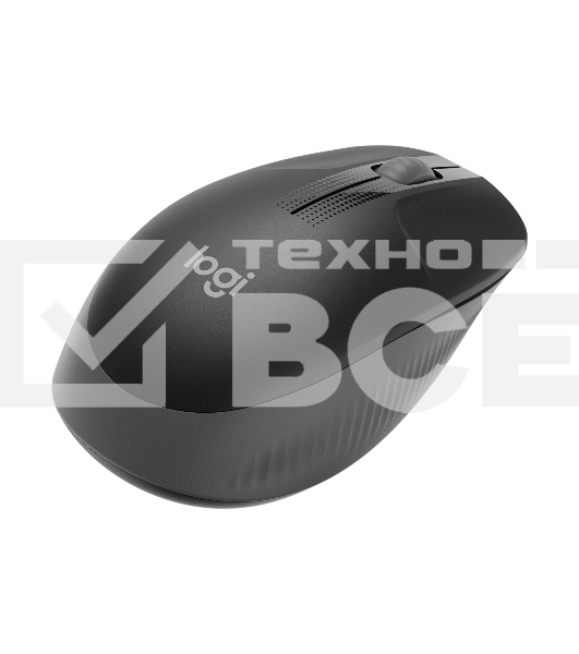 Мышь беспроводная Logitech M190 черный, 1000 dpi, радиоканал, USB, кнопки - 3