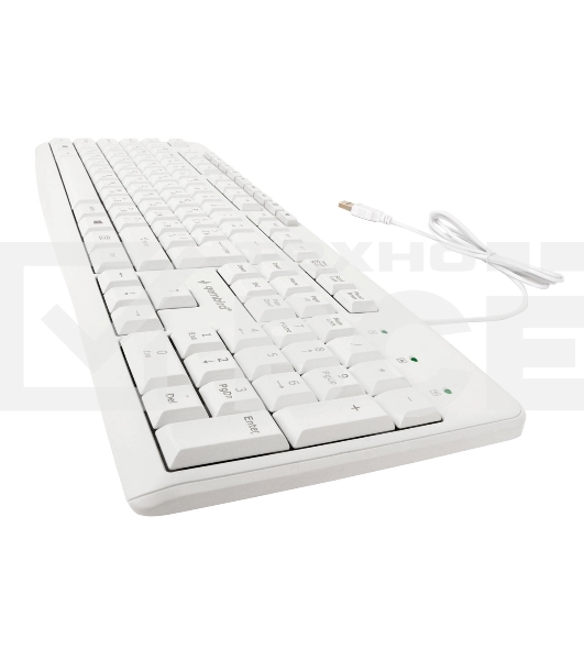 Клавиатура Gembird KB-8430M проводная, USB, белый