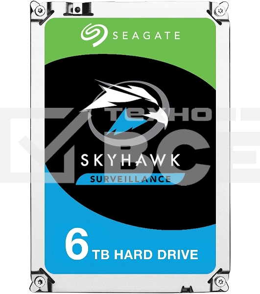 Жесткий диск Seagate 6TB 5400rpm SATA 6GB/S 256MB ST6000VX001 Seagate SkyHawk