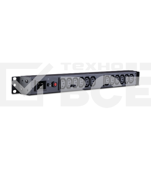 Блок распределения питания PDU CyberPower PDU83401 Basic 1U type, 16Amp, 12 IEC outlets