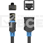 Патч-корд удлинитель Vention прямой SSTP cat.6, RJ45 - 1.5м. Черный, фото4