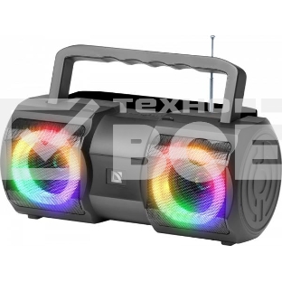Акустическая система Defender Beatbox 20 черный Мощность звука 20 Вт да 1 кг