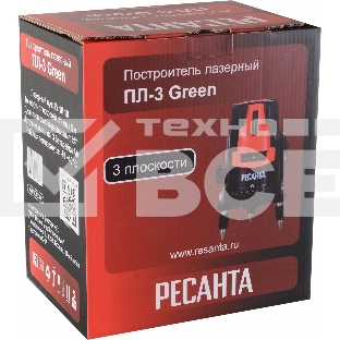 Построитель лазерный ПЛ-3 Green Ресанта