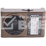 Радиоприемник портативный Сигнал Эфир-18 коричневый USB SD/microSD, фото2