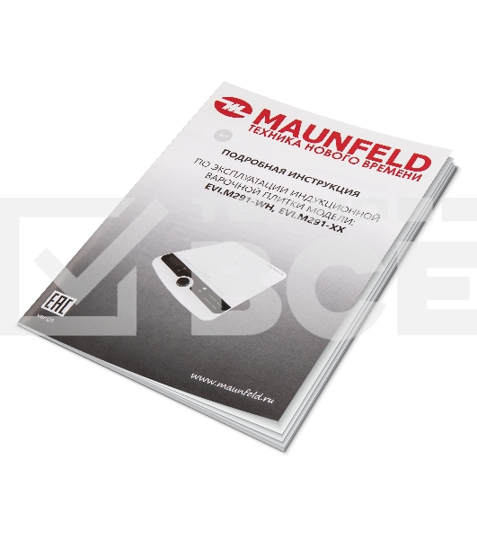 Настольная индукционная панель Maunfeld EVI.M291-WH