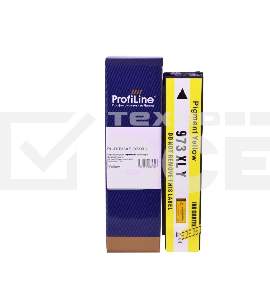 Струйный картридж PL-F6T83AE (№973XL) для принтеров HP PageWide Pro 452/477/P55250/P57750 с чернилами Yellow ProfiLine