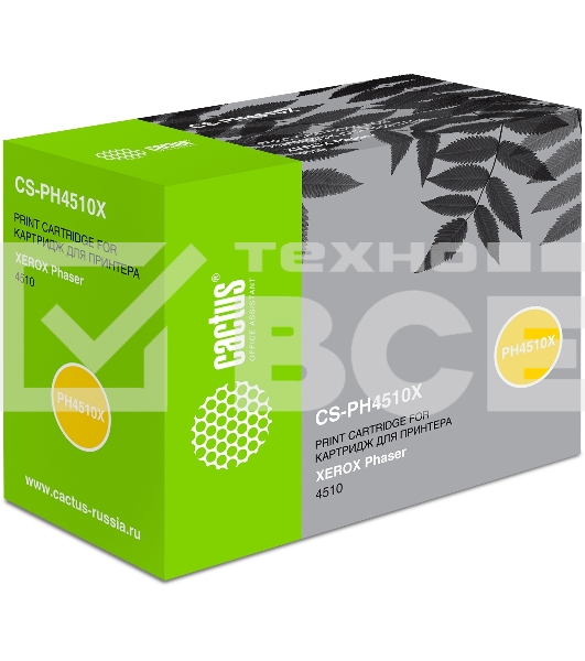 Картридж лазерный Cactus CS-PH4510 (113R00711) черный (10000 стр.) для Xerox Phaser 4510