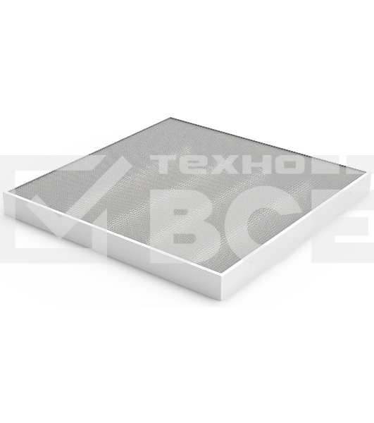 Светильник светодиодный Gauss MIR 595х595х50 35Вт 3500лм 4000К IP40 офисный встраив. накладной с рассеив. призма (аналог ЛВО)