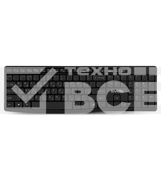 Беспроводной набор клавиатура+мышь SVEN KB-C3500W (2,4 GHz, 106 кл, 800-1600DPI)